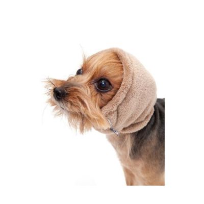 Шапка зимняя для собак р.S бежевая