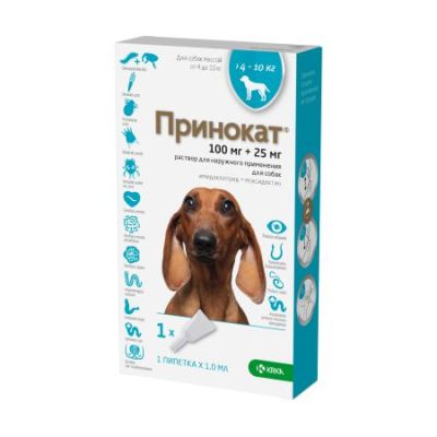 Принокат 100 мг капли на холку д/соб 4-10кг
