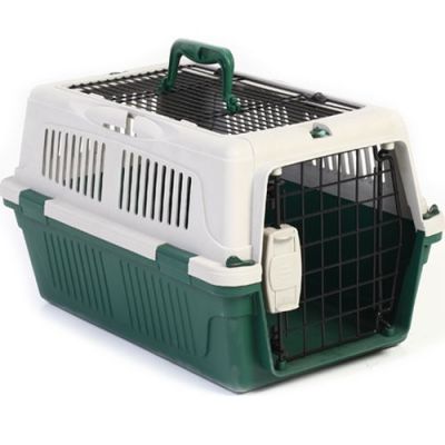 Переноска 50х33х29см Deluxe2 Open пластик зеленая Keiko