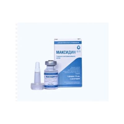 Максидин капли глазные 10мл 0,15% с дозатором 1/50