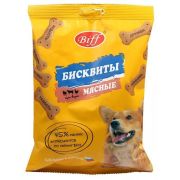 TITBIT Бисквиты мясные Biff «Три вкуса» печенье для собак всех пород 200 г 025000  1/25
