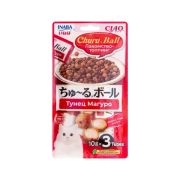 INABA Churu Ball Лакомство д/кош Топпинг Тунец Магуро 3шт/30г (Новый)