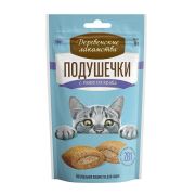 Деревенские лакомства для кошек Подушечки с пюре из краба, 30г  (арт. 79207798) 1/50