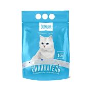 Наполнитель DEMURR д/кошек СИЛИКАГЕЛЕВЫЙ КОЛОТЫЙ Premium Crystal 16л/6,8кг 1/128