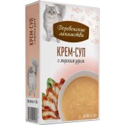 Деревенские лакомства конс. д/кош «Крем-суп с морским угрём