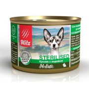 BLITZ 200гр д/к Holistic конс.Кролик с индейкой, полнорационный для стерилиз. кошек и кастр. 1860
