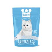 Наполнитель DEMURR д/кошек СИЛИКАГЕЛЕВЫЙ КОЛОТЫЙ Premium Crystal 8л/3кг 1/128