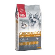 BLITZ Classic 2 кг д/с ADULT Chicken&Rice Курица/рис1/6 шт 0665