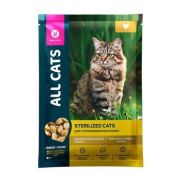 ALL CATS 85 гр д/кош. пауч д/стерилиз. кош. тефтельки с курицей в соусе 1/28/672