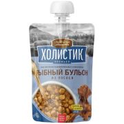 Деревенские лакомства Холистик Премьер д/соб. «Рыбный бульон из лосося», 160г (2231)1/50