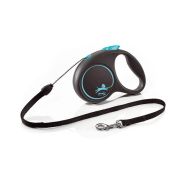 Рулетка 12кг 5м Flexi Black Design cord S blue ГЕРМАНИЯ трос