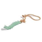 Игрушка д/собак Гусеница WOGY 45х3х3см с ручкой, микс арт.2024-2202
