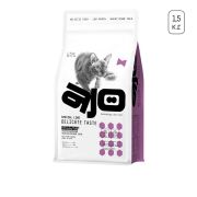 AJO Cat 1,5 кг Delicate Taste для привередливых кошек и котят 0280 1/8