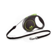 Рулетка 12кг 5м Flexi Black Design cord S green ГЕРМАНИЯ трос