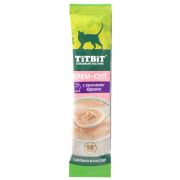 TITBIT Крем-суп для кошек с кусочками кролика 10 г 014622  1/16
