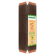 Когтеточка 65*25см HOMECAT ВЕНГЕ с кошачьей мятой УГЛОВАЯ