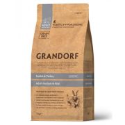 GRANDORF DOG 1кг Rabbit&Turkey MED&MAXI (кролик с индейкой для собак средних и крупных пород)