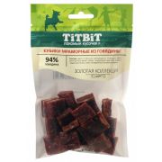 TITBIT Кубики мраморные из говядины для собак Золотая коллекция 80 г 023297  1/40