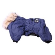 Комбинезон для собак Lion Nice-Style KLPK131 на мальчика, темно-синий (Размер S (спинка 27 см, обхват шеи 21-28 см, обхват груди 28-38 см))