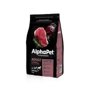 AlphaPet Superpremium 3 кг д/собак взрослых крупных пород с говядиной и потрошками 1/3  1454