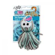 Игрушка д/кошек Осьминог с мятой и погремушкой All For Paws Knotty Habit 13*10*3,5см