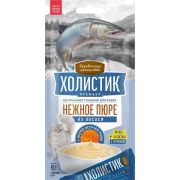 Деревенские лакомства Холистик Премьер д/кош. «Нежное пюре из лосося с икрой летучей рыбы», 4х10г (5687) 1/200