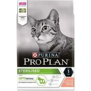 PRO PLAN CAT 3 кг д/к кастр/стер лосось/тунец здоровья почек  1/4  9965---
