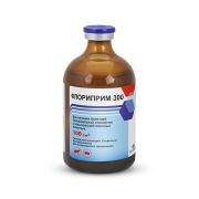 Флориприм 300, 100 мл (флорфеникол - 300,0 мг, мелоксикам - 5,0 мг.) 1/50