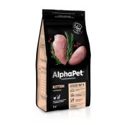 AlphaPet Superpremium 3 кг д/котят, беременных и кормящих кошек с цыпленком 1/3  0921