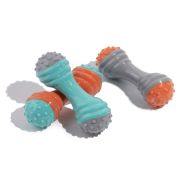 Игрушка д/собак Гантель-пищалка WOGY 12.5х4см микс арт.2024-2183