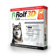 Рольф Клуб 3D Ошейник от клещей и блох для средних собак 1/30