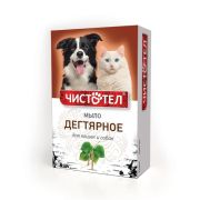 Чистотел Мыло ДЕГТЯРНОЕ от блох 75гр. 1/60 0773,,