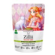 ZILLII Cat 85г Sensitive Digestion HEALTHY CARE  влажные(пауч) д/кошек с чув.пищ. Индейка в соусе  5667  1/24шт