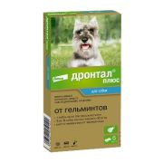 Дронтал Плюс д/собак со вкусом мяса №6 таб. д/соб  1таб на 10кг (Эланко)  -9686-