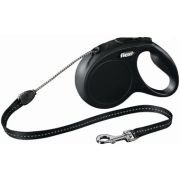 Рулетка 20кг 8м Flexi New Classic cord M  blue ГЕРМАНИЯ трос