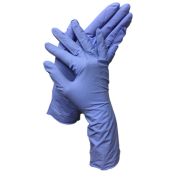 Перчатки L 8,5гр PRONITRILE MASTER long  голубые