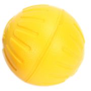 Игрушка д/собак Мяч 7см желтый Keiko ЭВА 0471