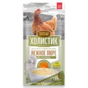 Деревенские лакомства Холистик Премьер д/кош. «Нежное пюре из курицы с икрой летучей рыбы», 4х10г (5090) 1/200