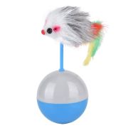 Игрушка д/кошек-неваляшка Мышка h=12см d=5.5см микс 0251