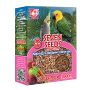 SEVEN SEEDS SUPERMIX Корм д/средних попугаев 1000г*6  S302