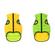 Попона 12 двухсторонняя AiryVest, размер M 40, салатово-желтая