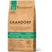 GRANDORF DOG 3кг LARGE BREEDS Turkey&Rice  (индейка с рисом для собак крупных пород) .7906   1/10