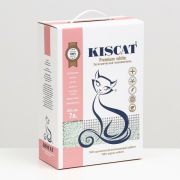 Наполнитель KISCAT Premium White Micro д/кошек ВПИТЫВАЮЩИЙ 7 л
