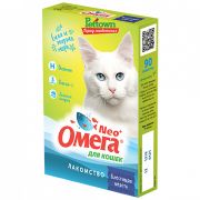 Омега НЕО+ К-Ш №90 с биотином и таурином «Блестящая шерсть» д/кошек1/5