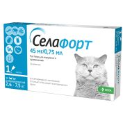 Селафорт для кошек 2,6-7,5 кг 1*45мг/0,75мл КРКА