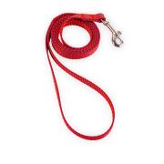 Поводок Аркон Dog&Vogue NEO красный 2 см / 150 см