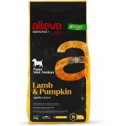 Alleva Natural Puppy Lamb And Pumpkin Mini/Medium 2кг сухой корм д/щенков мел. и сред. пород с ягненком и тыквой 2179