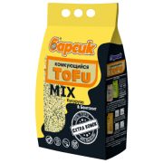 Наполнитель БАРСИК д/кошек КОМКУЮЩИЙСЯ TOFU MIX  КУКУРУЗА & БЕНТОНИТ 4,54л /2,3кг