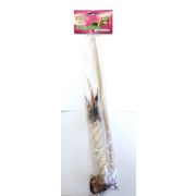 Игрушка д/кошек Дразнилка из дерев руч  перья вер 42см -6135-   0134