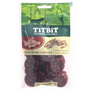 TITBIT Нарезка Филейная Колбасный двор 80 г лакомство для собак 021965  1/25